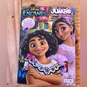 Disney Encanto Jumbo Coloring & Activity Book - Purple and Black